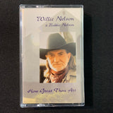 CASSETTE Willie Nelson 'How Great Thou Art' (1996) Bobbie Nelson gospel