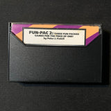 TEXAS INSTRUMENTS TI 99/4A Fun Pac 2 (1984) tested UK cassette game software