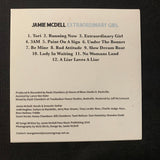 CD Jamie McDell 'Extraordinary Girl' (2018) advance promo sleeve New Zealand