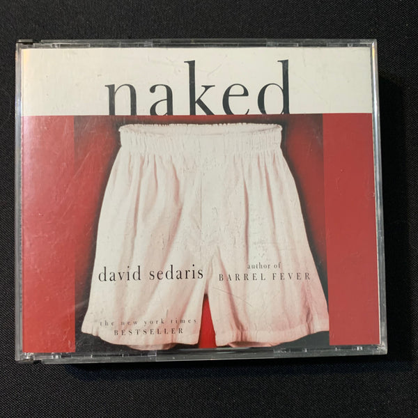 CD David Sedaris 'Naked' audiobook (1997) 3-disc set