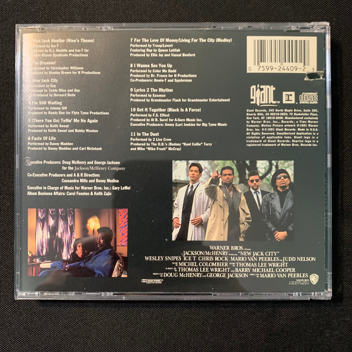 CD New Jack City soundtrack (1991) Ice-T, Keith Sweat, 2 Live Crew