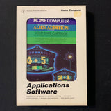 TEXAS INSTRUMENTS TI 99/4A Alien Addition (1982) tested boxed math game cartridge complete