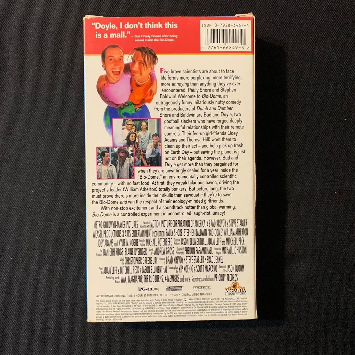 VHS Bio-Dome (1996) Pauly Shore, Stephen Baldwin, William Atherton – The  Exile Media and Trading Co., image size:1200x1200