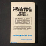 BOOK Lloyd Biggle Jr (ed) 'Nebula Award Stories Seven' (1973) Poul Anderson, Kate Wilhelm