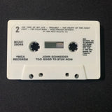 CASSETTE John Schneider 'Too Good To Stop Now' country Dukes of Hazzard tape