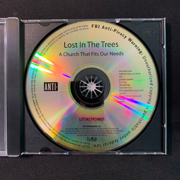 CD Lost In the Trees 'A Church That Fits Our Needs' (2012) advance DJ promo watermarked