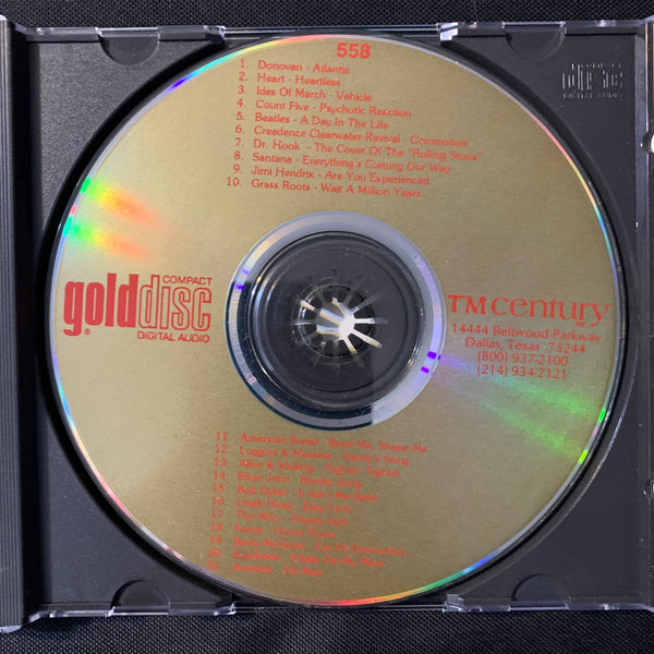 CD GoldDisc #558 radio DJ promo comp Beatles, Heart, Bob Dylan, Uriah Heep, Jimi Hendrix