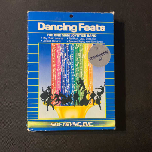 COMMODORE 64 Dancing Feats (1983) tested music creation software
