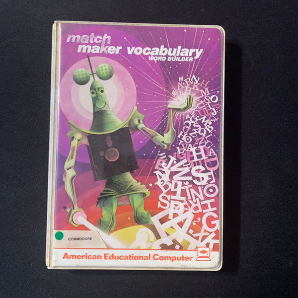 COMMODORE 64 Match Maker Vocabulary Word Builder tested educational software
