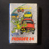 COMMODORE 64 Frogger 64 (1983) tested cassette video game software UK import