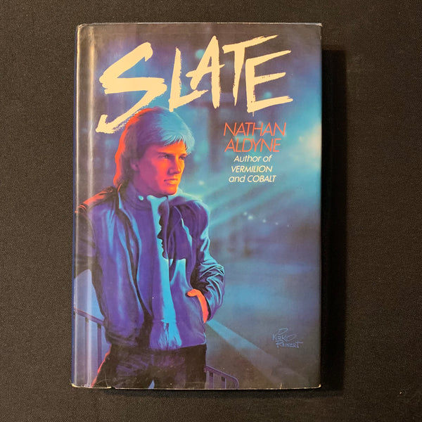 BOOK Nathan Aldyne 'Slate' (1984) HC 1st edition LGBTQ mystery detective novel