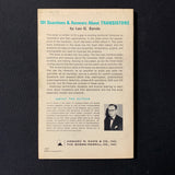 BOOK Leo G. Sands '101 Questions and Answers About Transistors' (1968) PB electronics