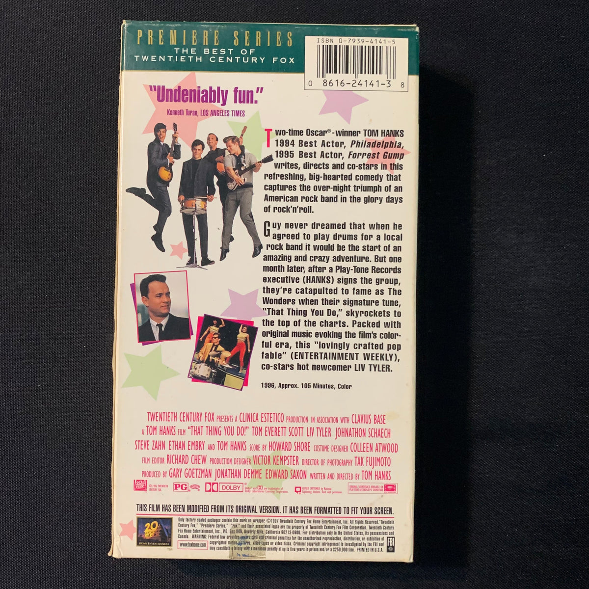 VHS That Thing You Do (1997) Tom Hanks, Tom Everett Scott, Liv