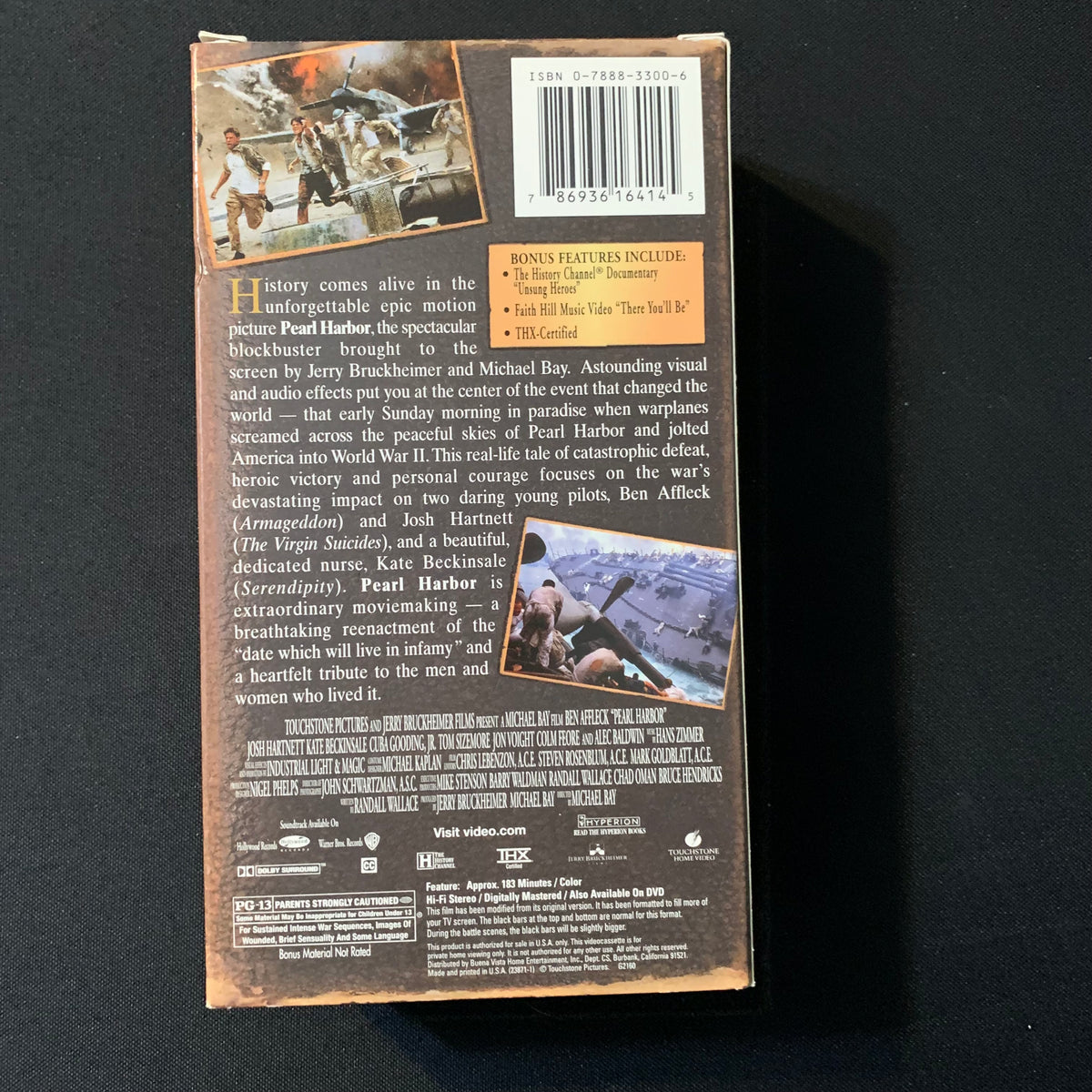 VHS Pearl Harbor (2001) Ben Affleck, Kate Beckinsale, Josh Hartnett 2 ...