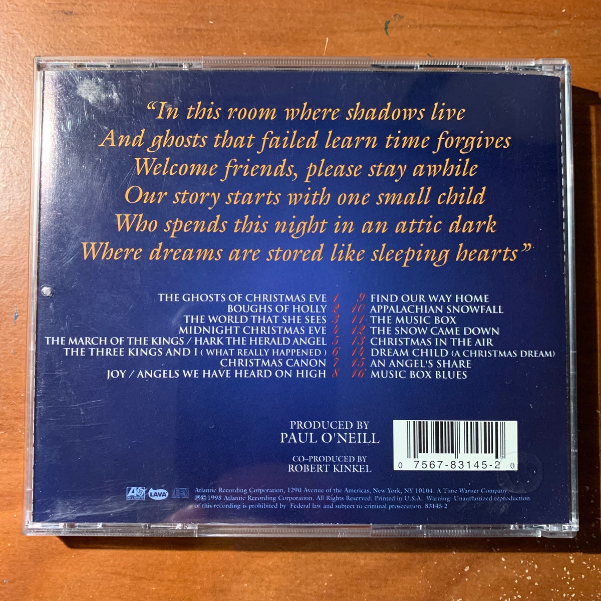 CD Trans-Siberian Orchestra 'The Christmas Attic' (1998) – The