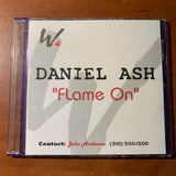 CD Daniel Ash 'Flame On' 1-trk radio DJ promo single Windswept