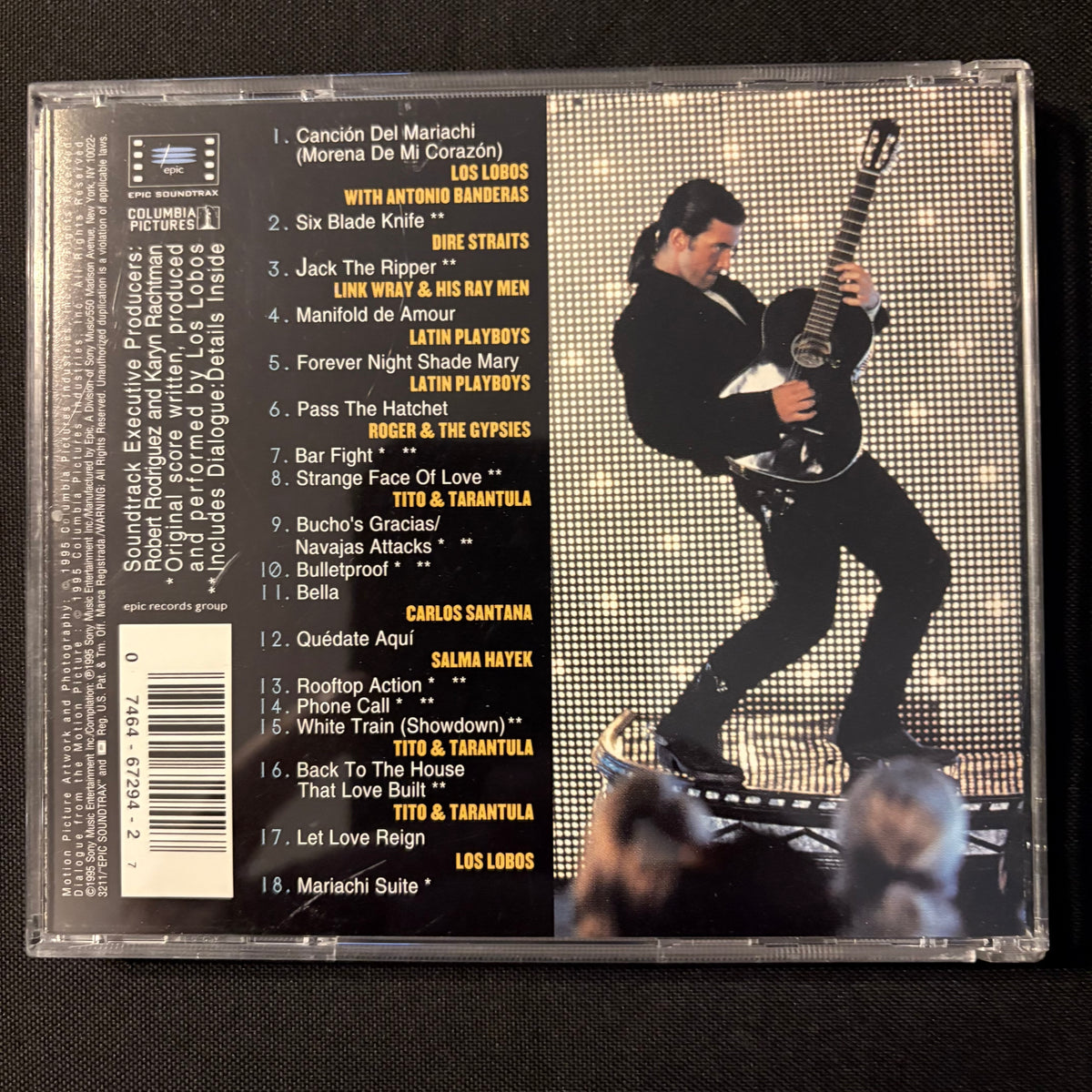 CD Desperado soundtrack (1995) Los Lobos, Dire Straits, Link