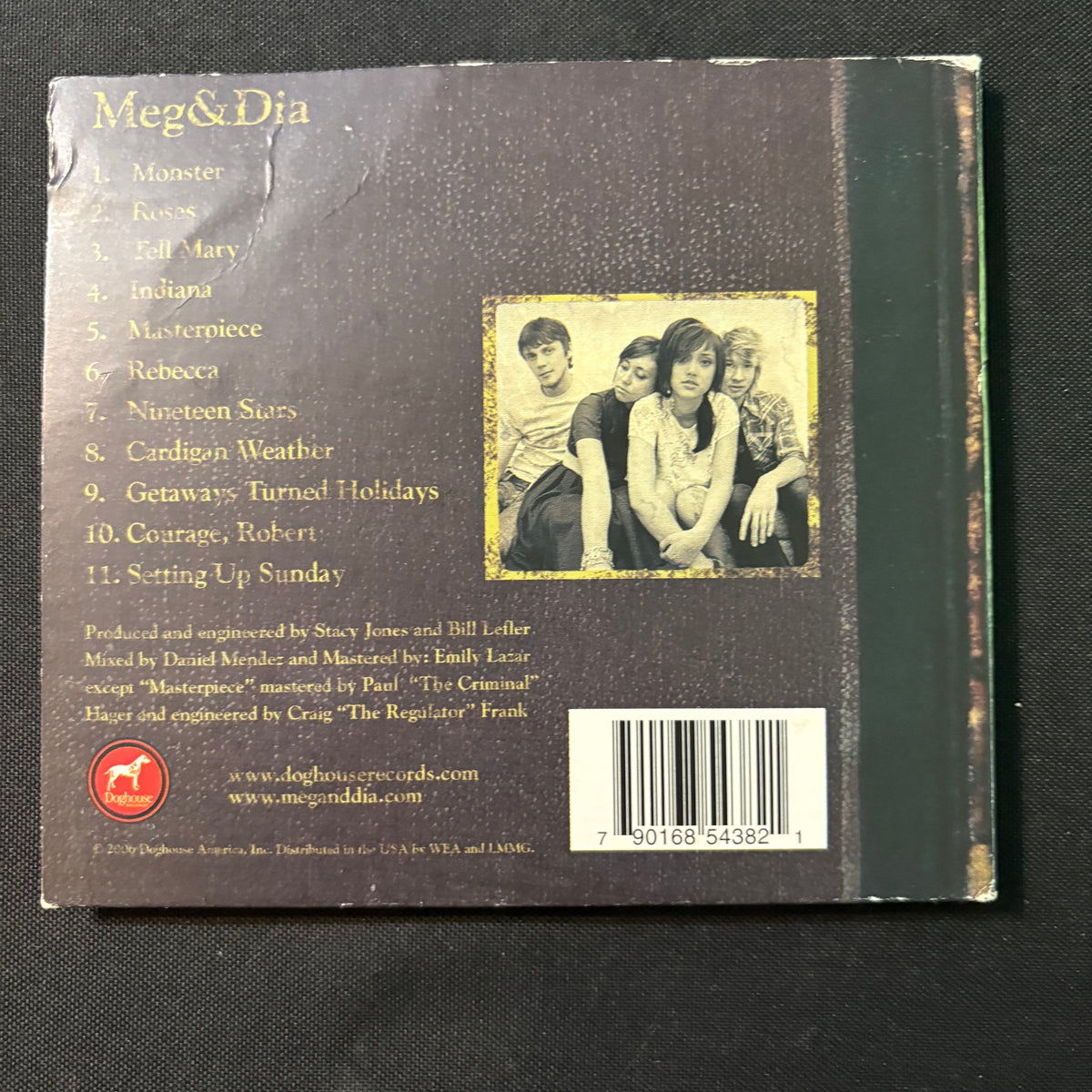 CD Meg and Dia 'Something Real' (2006) damaged digipak – The Exile