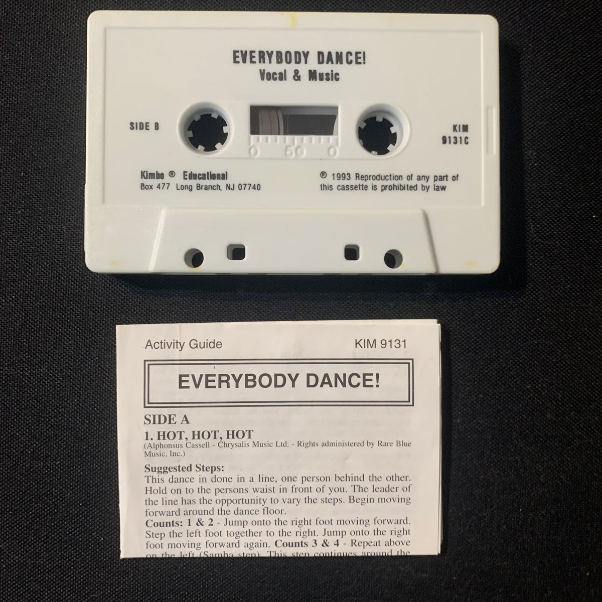 CASSETTE Everybody Dance! (1993) children's instructional tape
