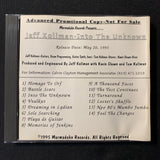 CD Jeff Kollman 'Into the Unknown' (1995) promo version guitar instrumental shred hero
