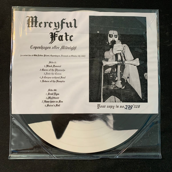 LP Mercyful Fate 'Copenhagen After Midnight' numbered picture disc vinyl record