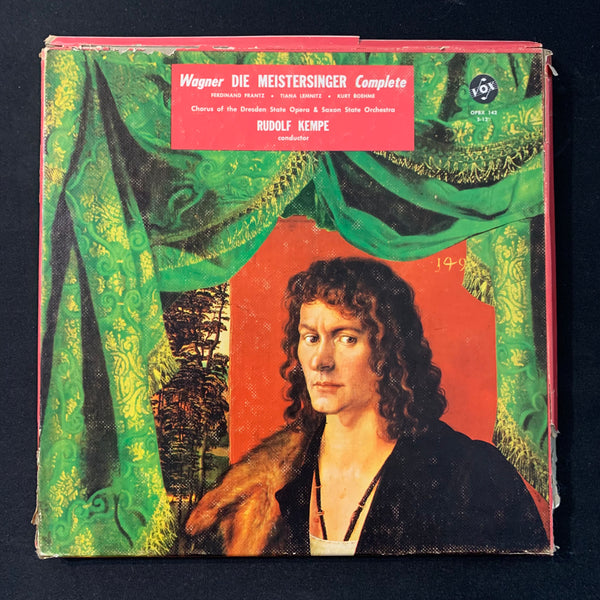 LP Wagner 'Die Meistersinger Complete' 5-record set opera Vox Chorus of the Dresden State Opera, Rudolf Kempe