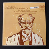LP Dvorak 'Symphony in C Minor Op 3 The Bells of Zlonice' Prague Symphony, Vaclav Neumann VG+/VG+ vinyl record