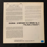LP Dvorak 'Symphony in C Minor Op 3 The Bells of Zlonice' Prague Symphony, Vaclav Neumann VG+/VG+ vinyl record