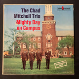 LP Chad Mitchell Trio 'Mighty Day On Campus' (1961) VG/VG+ folk trio live vinyl record
