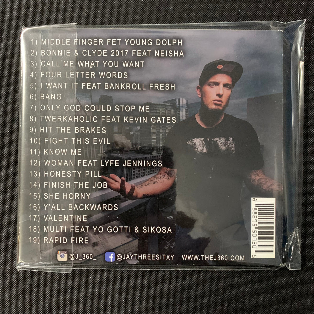 CD J360 self-titled album pro-Trump indie rapper Lyfe Jennings Yo