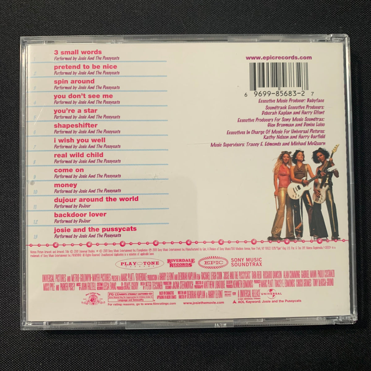 CD Josie and the Pussycats soundtrack (2001) Kay Hanley, Matthew