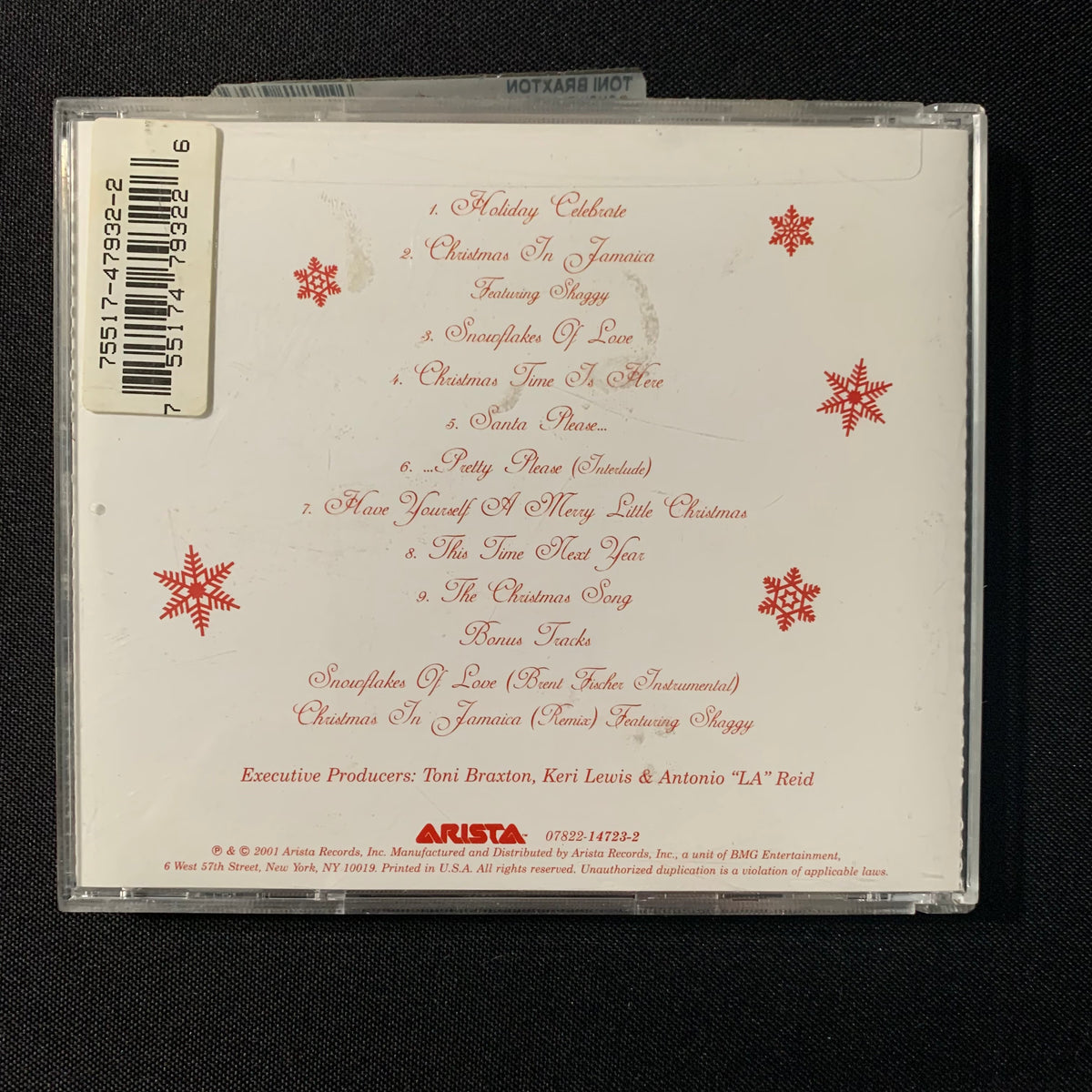 CD Toni Braxton Snowflakes 2001 Christmas In Jamaica Christmas Ti cd-toni-braxton-snowflakes-2001-christmas-in-jamaica-christmas-ti
