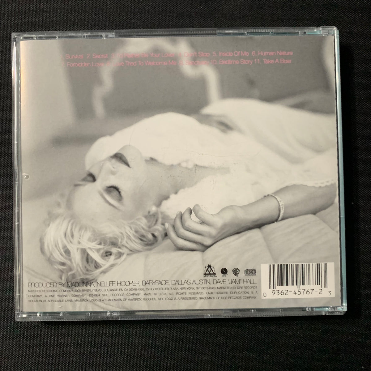 CD Madonna 'Bedtime Stories' (1994) Secret, Human Nature, Take a