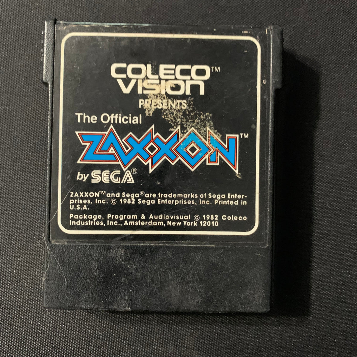 COLECOVISION Zaxxon (1982) tested video game cartridge – The Exile