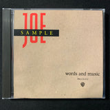 CD Joe Sample 'Words and Music' (1991) rare promotional interview disc jazz piano