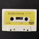 CASSETTE Enrico Caruso 'Centennial Album' Everest tape 3339 opera tenor
