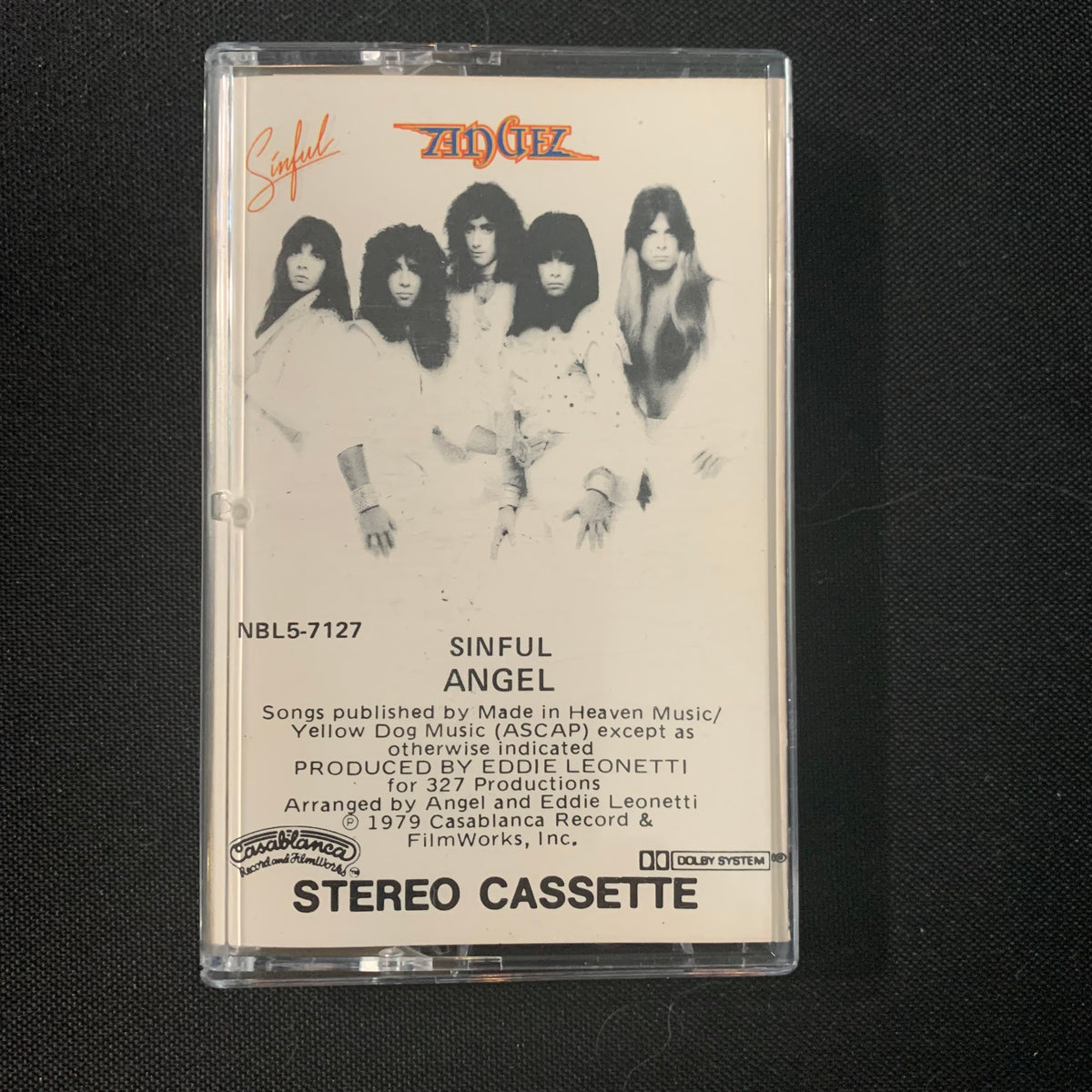 CASSETTE Angel 'Sinful' (1979) Casablanca tape Gregg Giuffria 