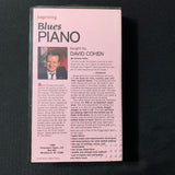 VHS David Cohen 'Beginning Blues Piano' (1988) music instructional video tape