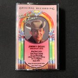 CASSETTE Jimmy Dean 'Greatest Hits' country classics Big Bad John/Sam Hill tape