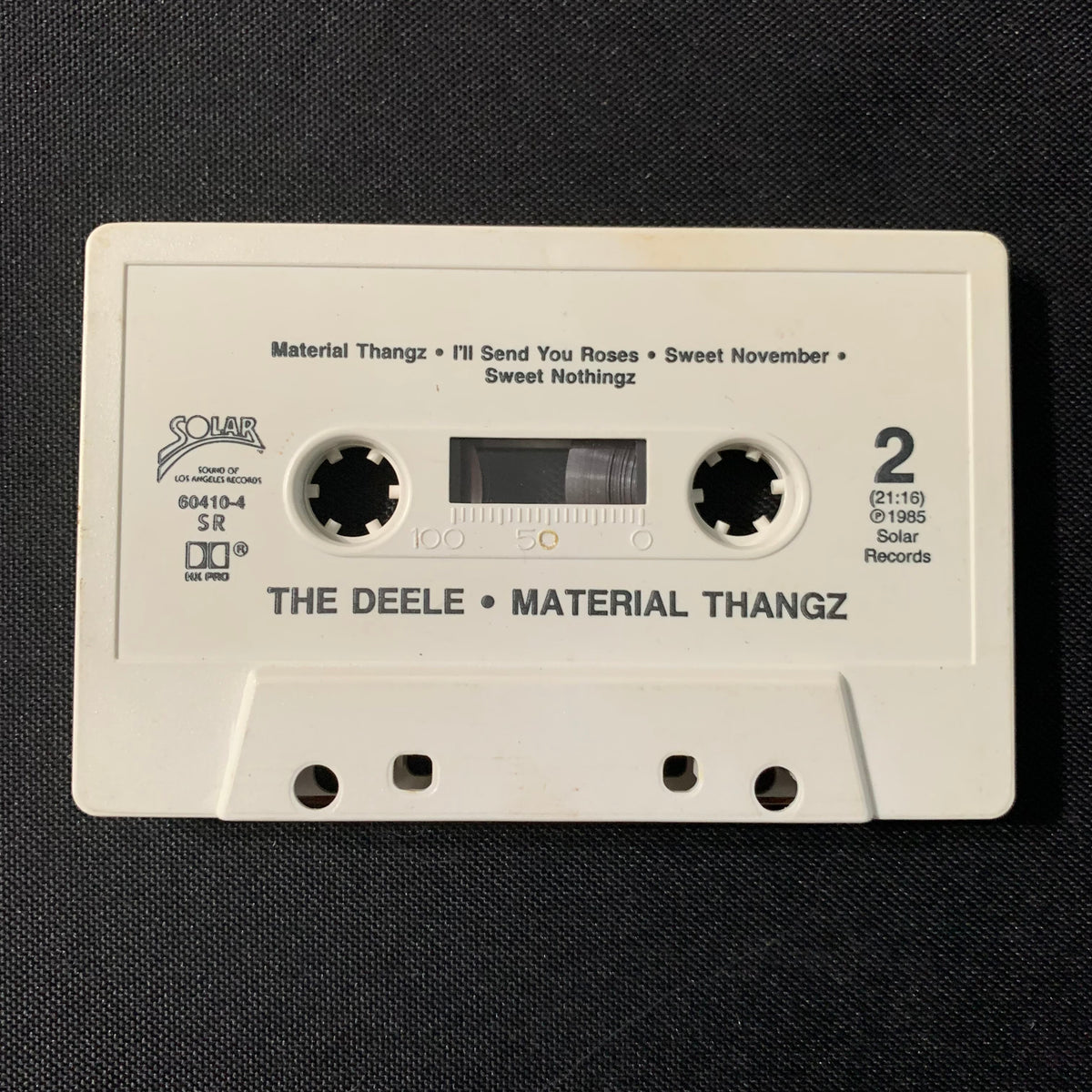 CASSETTE The Deele 'Material Thangz' (1985) electro R&B funk LA Reid B