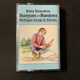 CASSETTE Kitty Donohoe 'Bunyan and Banjoes: Michigan Songs and Stories' (1987) folk