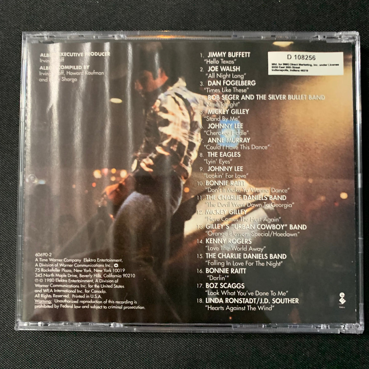 CD Urban Cowboy soundtrack (1980) Mickey Gilley, Eagles, Joe
