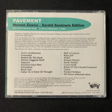 CD Pavement 'Wowee Zowee' Sordid Sentinels Edition rare advance promo indie rock