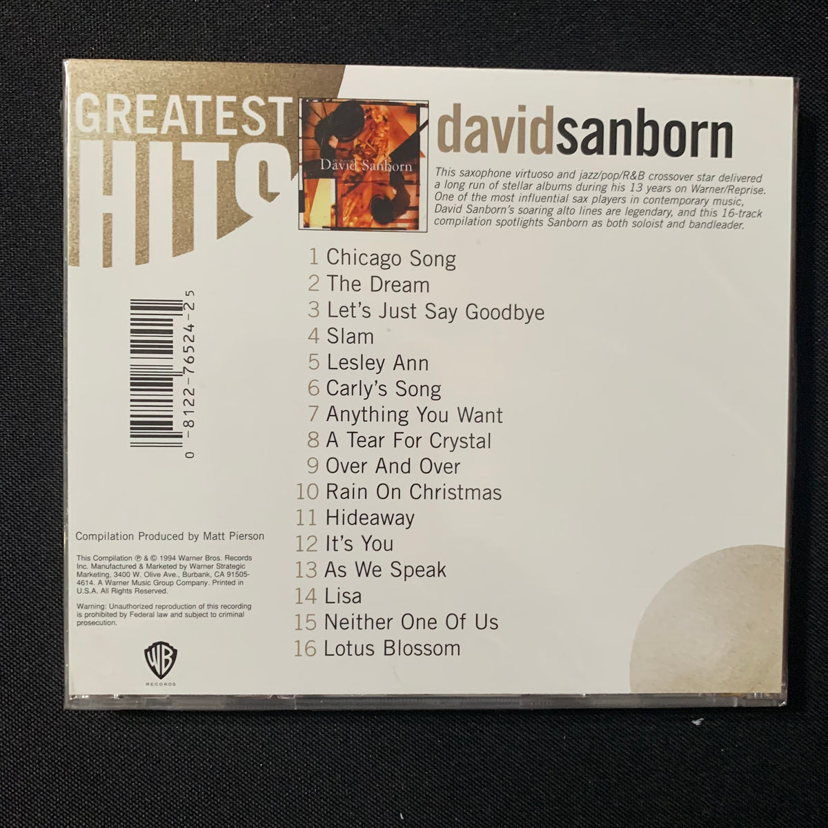 ジャズ CD David Sanborn Timeagain UCCU5834 Verve Records /00110 Amazon.com: Timeagain: CDs & Vinyl