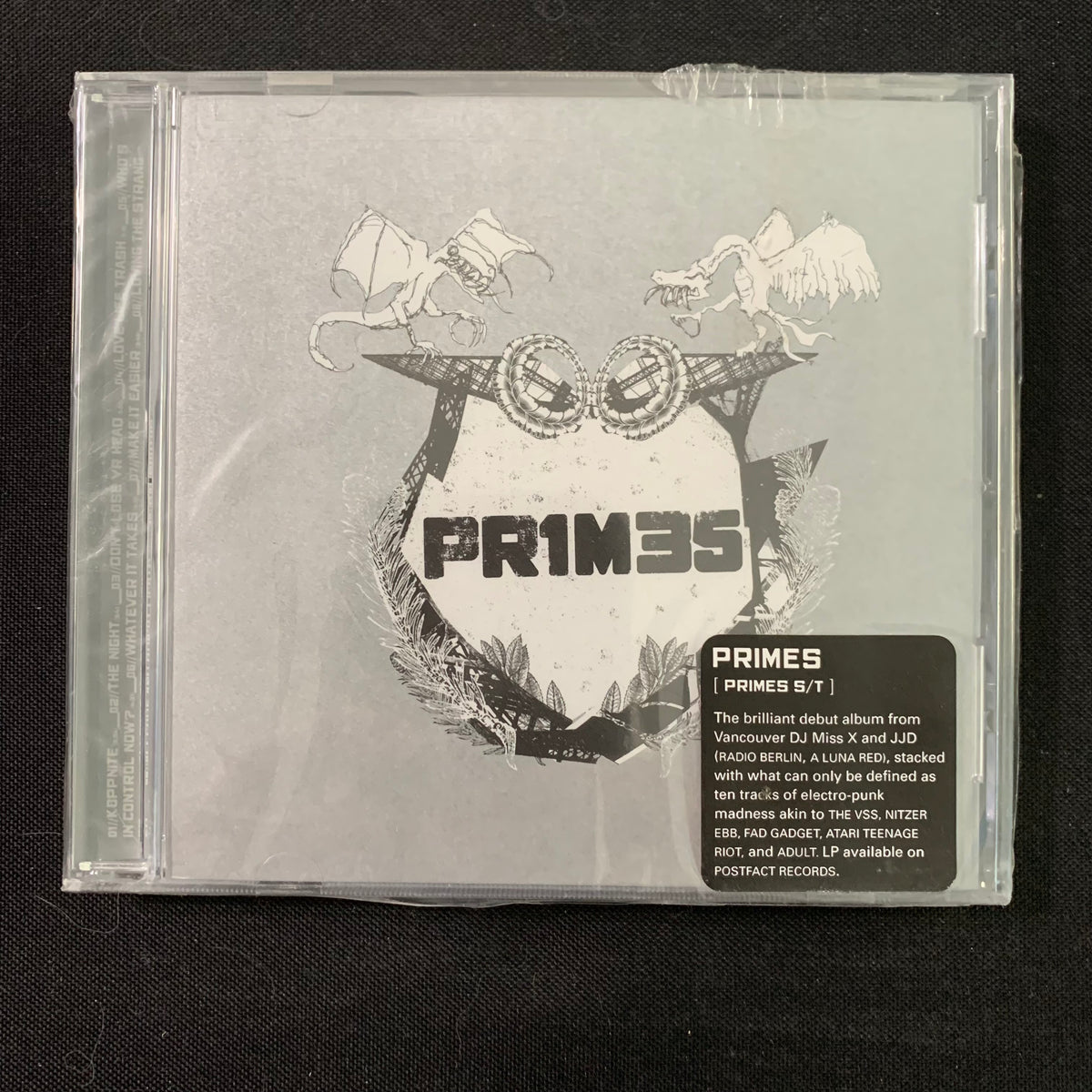 CD Primes self-titled (2005) Canadian electro-punk JJD DJ Miss X – The  Exile Media and Trading Co.