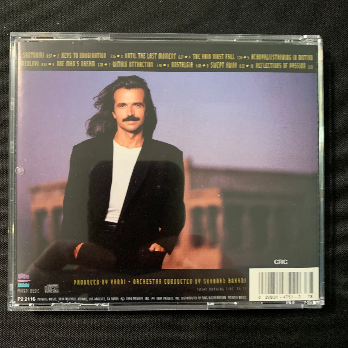 CD Yanni 'Live At the Acropolis' (1994) Reflections of Passion