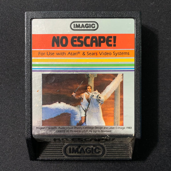 ATARI 2600 No Escape! (1983) tested Imagic video game cartridge