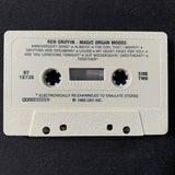 CASSETTE Ken Griffin 'Magic Organ Moods' (1985) Good Music classic Hammond tape