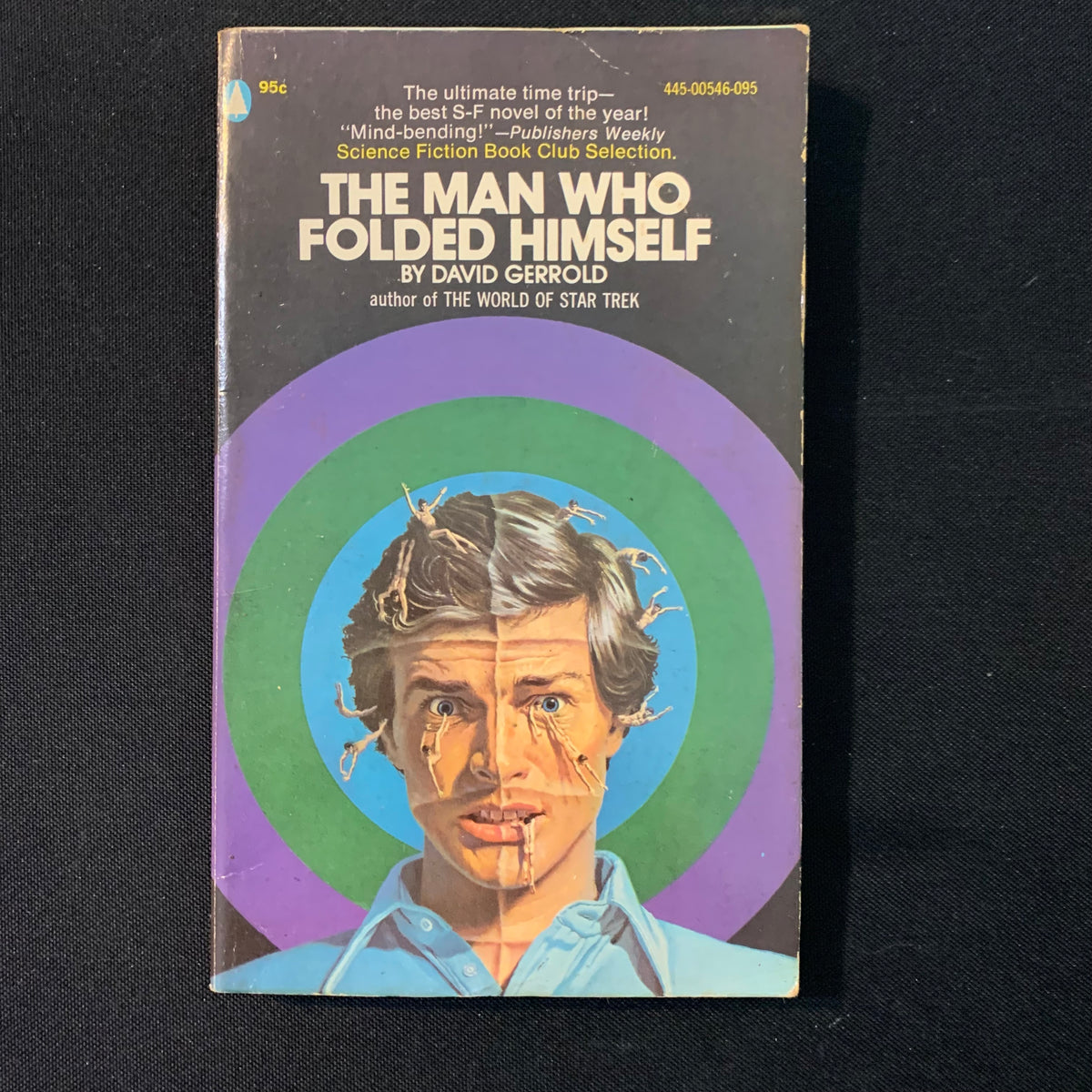 BOOK David Gerrold 'The Man Who Folded Himself' (1973) PB science fict