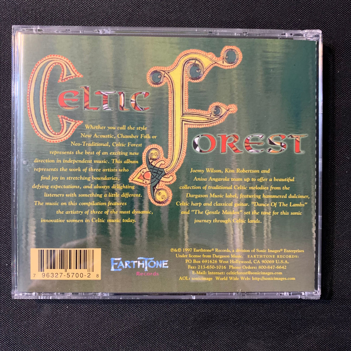 CD Celtic Forest (1997) folk music hammered dulcimer Joemy Wilson